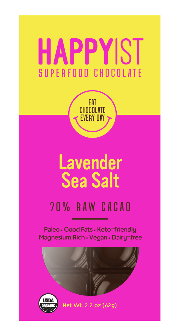 Lavender Sea Salt Organic Chocolate